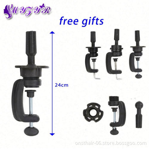 MYZYR Mannequin Head Canvas Block Head Display Styling Mannequin Manikin Head Wig Stand Free Get T Needle Holder
